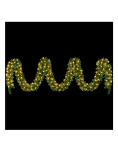 Christmas Garland LED 700 Tips 10M in Green
