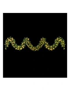 Christmas Garland LED 380 Tips 5M in Green