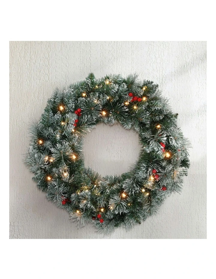 Jingle Jollys 60cm Christmas Wreath LED image 2