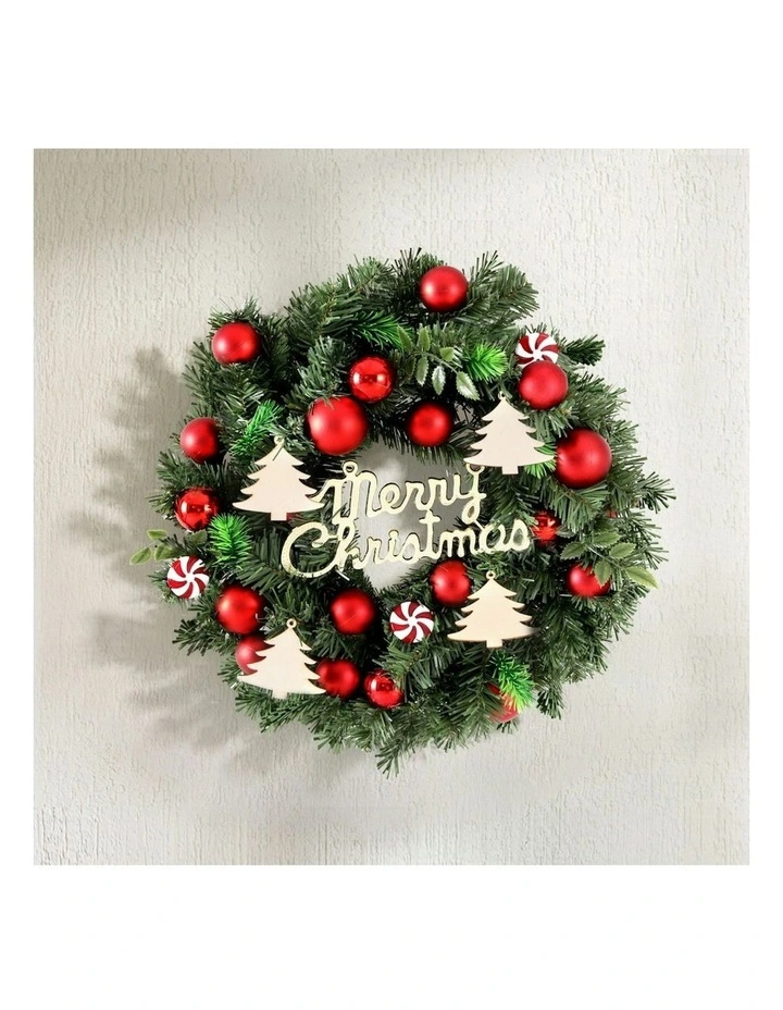 Christmas Wreath 40cm in Green image 2