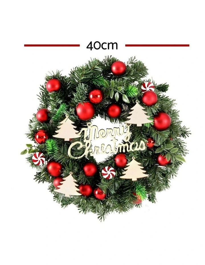 Christmas Wreath 40cm in Green image 3