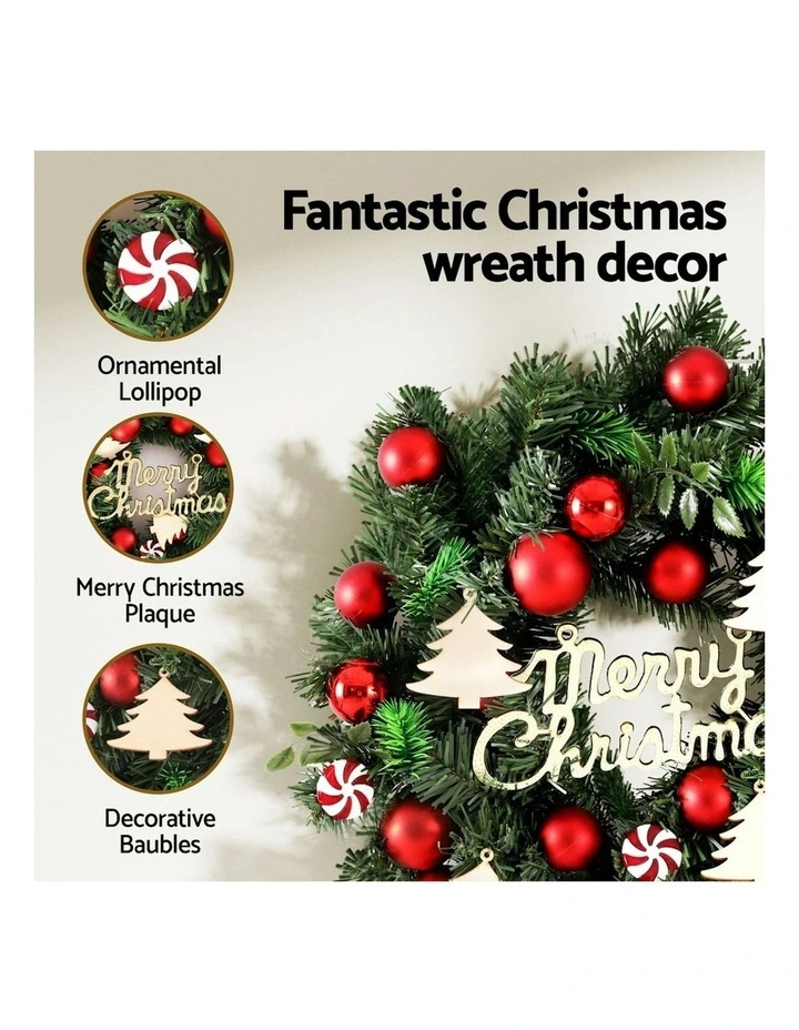 Christmas Wreath 40cm in Green image 6