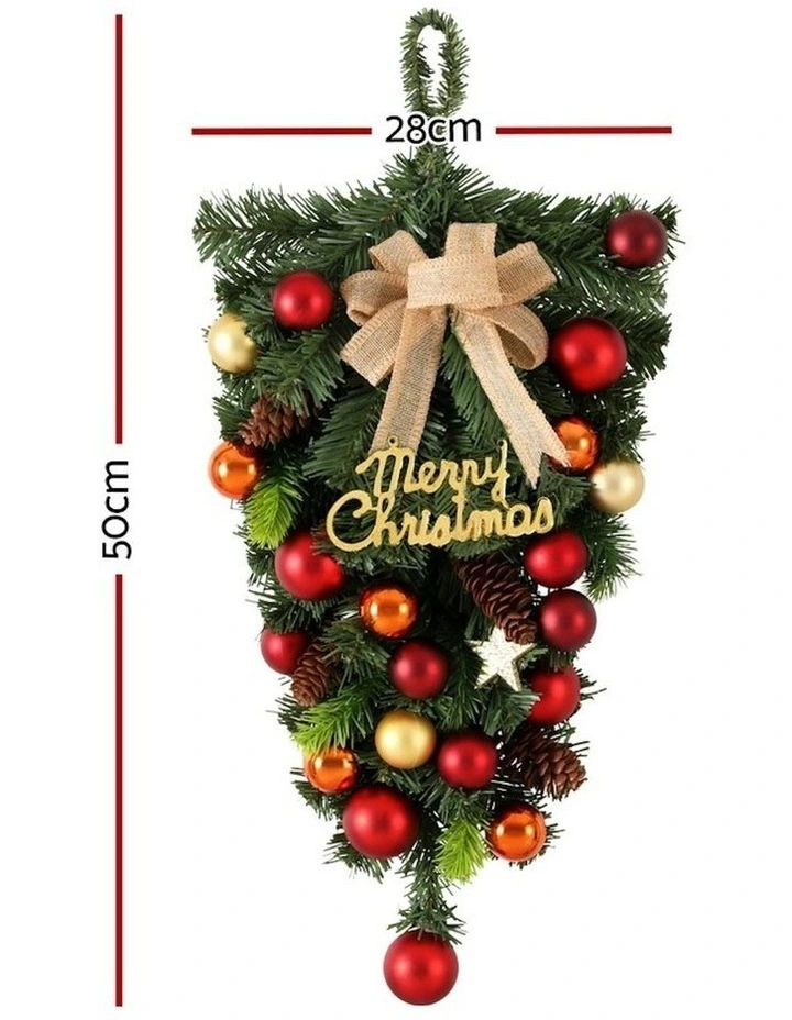 Hanging Christmas Garland 50cm in Green image 3