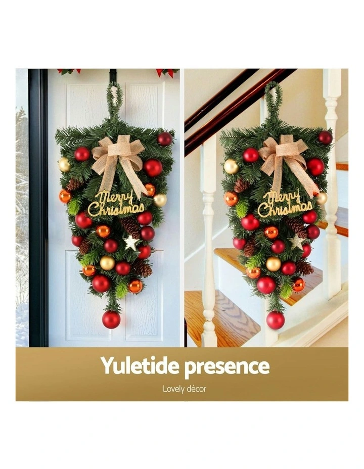 Hanging Christmas Garland 50cm in Green image 7