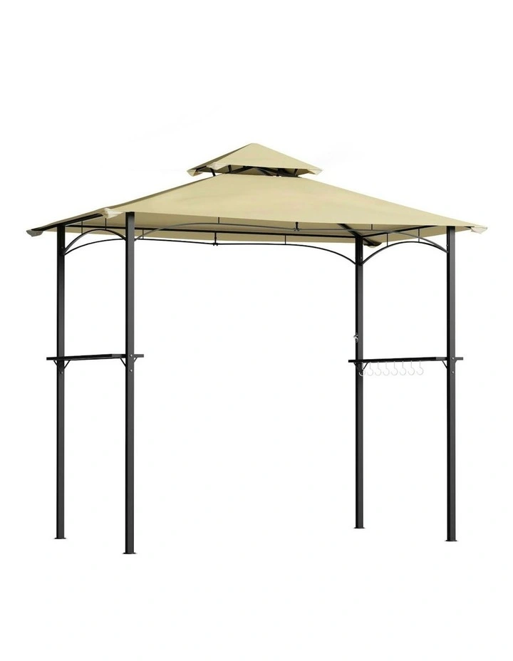 BBQ Grill Gazebo Outdoor Marquee in Sand image 1