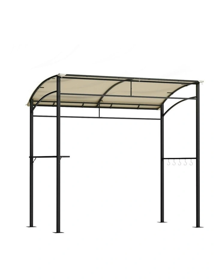 BBQ Grill Gazebo Outdoor Patio Garden in Sand image 1
