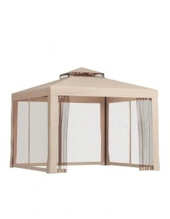 Outdoor Gazebo Marquee 3m in Brown