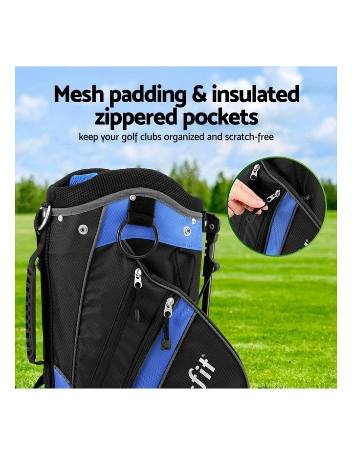 6 Way Dividers Golf Bag in Black image 5