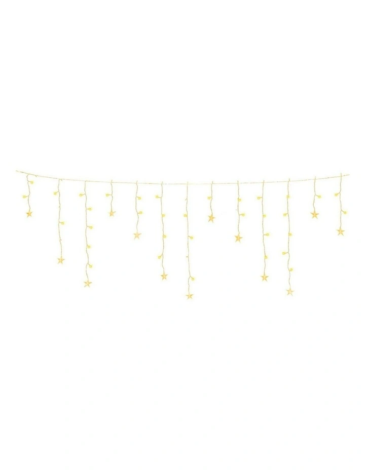 160 LED Icicle Christmas Lights 6m image 1