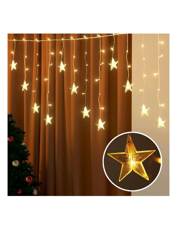 160 LED Icicle Christmas Lights 6m image 2