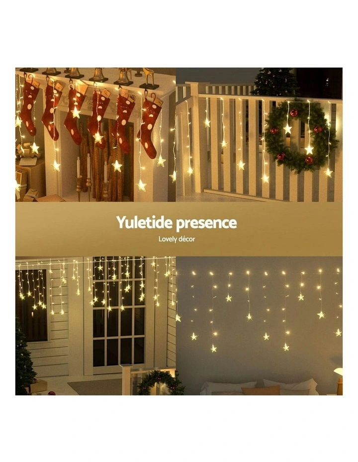 160 LED Icicle Christmas Lights 6m image 6