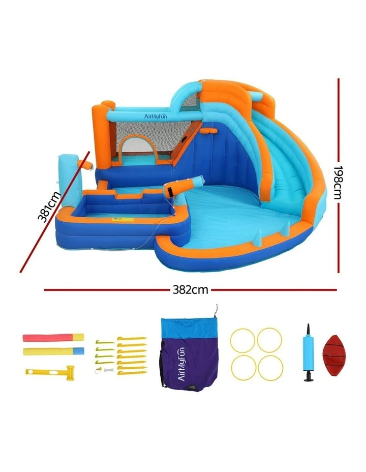 Inflatable Pool Water Jumping Castle Bounce 382X381cm image 3