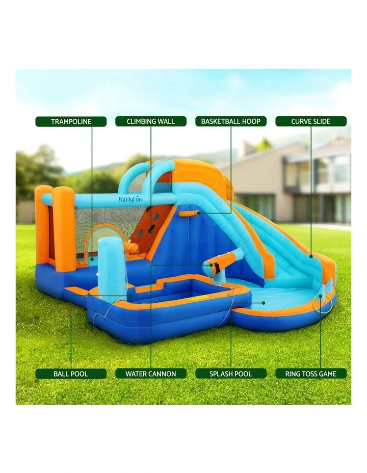 Inflatable Pool Water Jumping Castle Bounce 382X381cm image 5