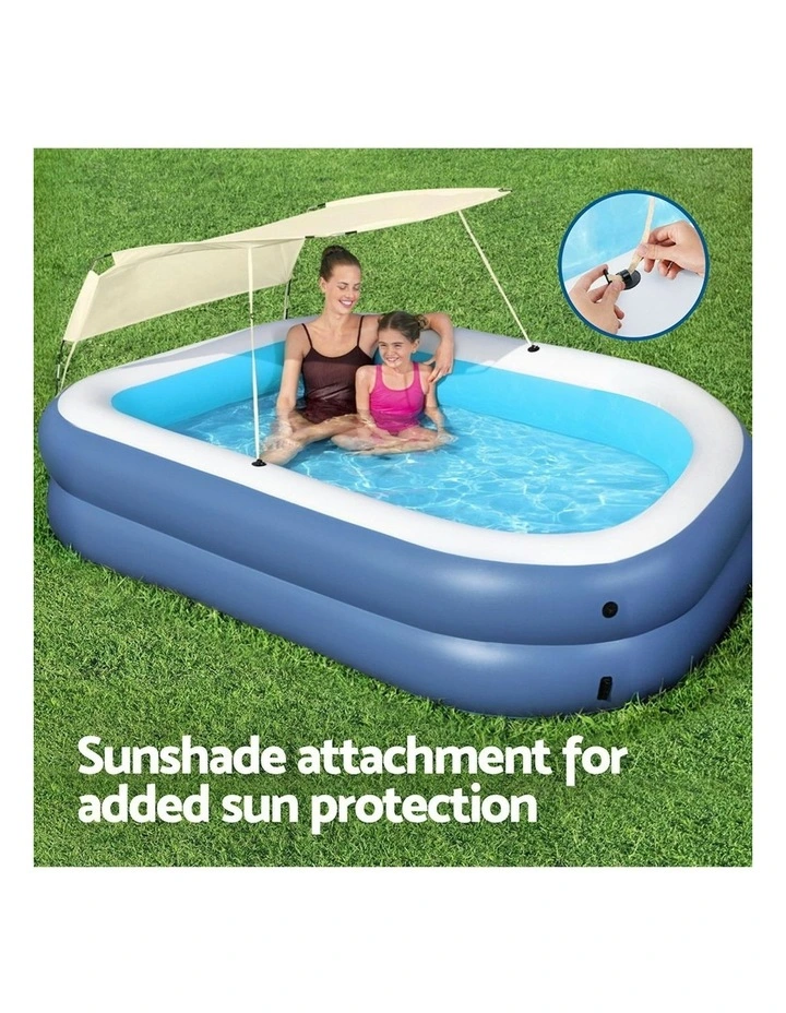 Inflatable Pool 254x178cm in Multi image 5