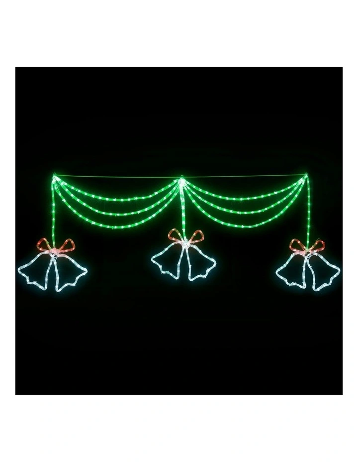 Christmas Lights Motif LED 288 Pieces 180cm in Multi image 1