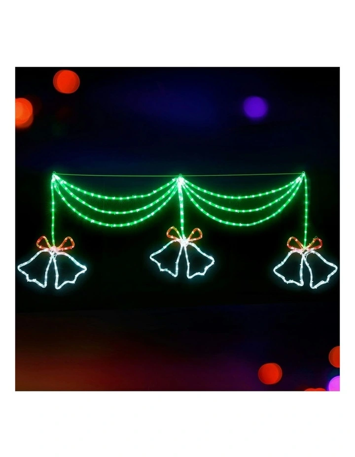 Christmas Lights Motif LED 288 Pieces 180cm in Multi image 2