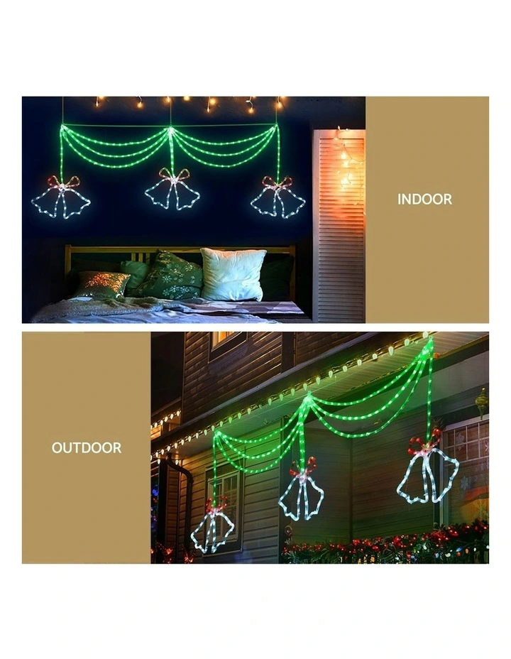 Christmas Lights Motif LED 288 Pieces 180cm in Multi image 6