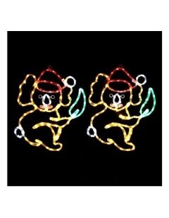 Christmas Lights Motif LED 216 Pieces 48cm in Multi