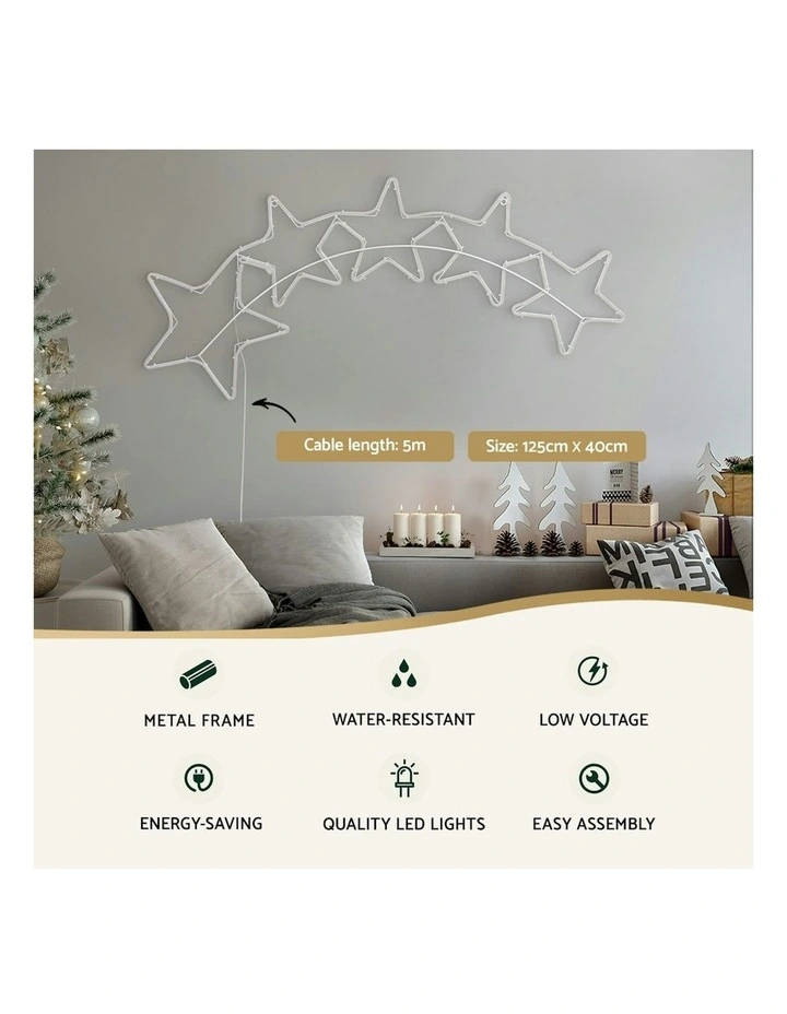 Christmas Lights Motif LED 560 Pieces 125cm in Multi image 5