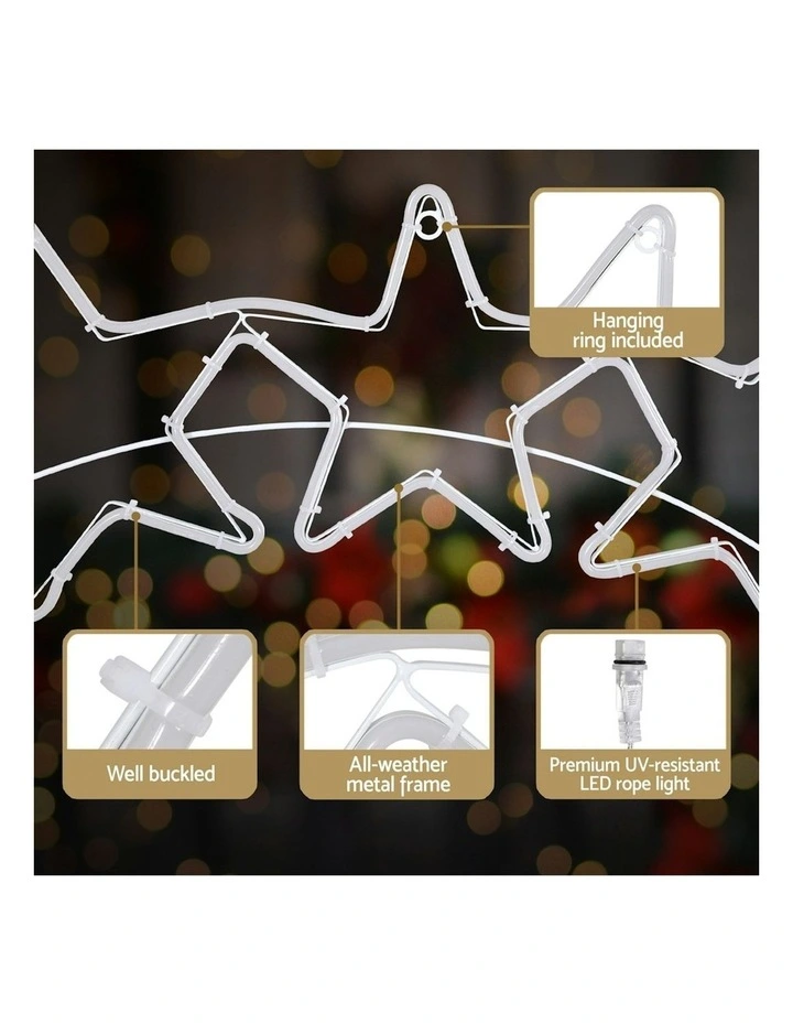 Christmas Lights Motif LED 560 Pieces 125cm in Multi image 7