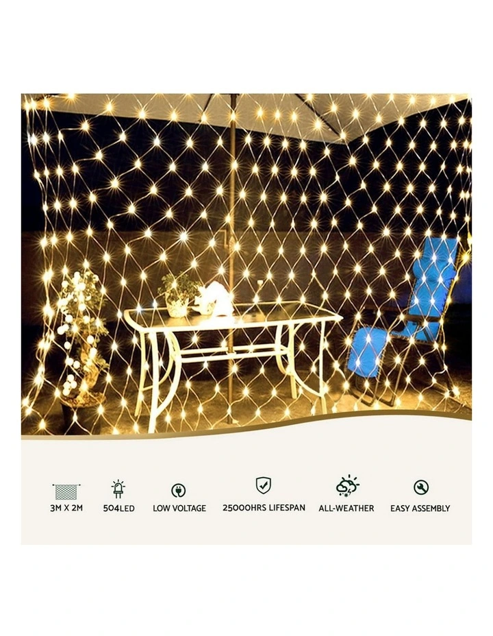Christmas LED Lights 3Mx2M 504 image 5