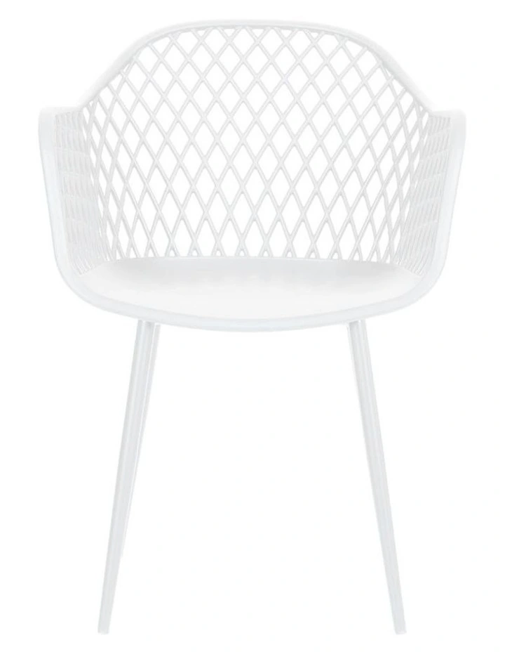 Outdoor Dining Chairs 4 Piece in White image 4