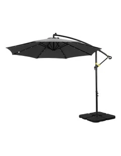Outdoor Umbrella 3m in Charcoal