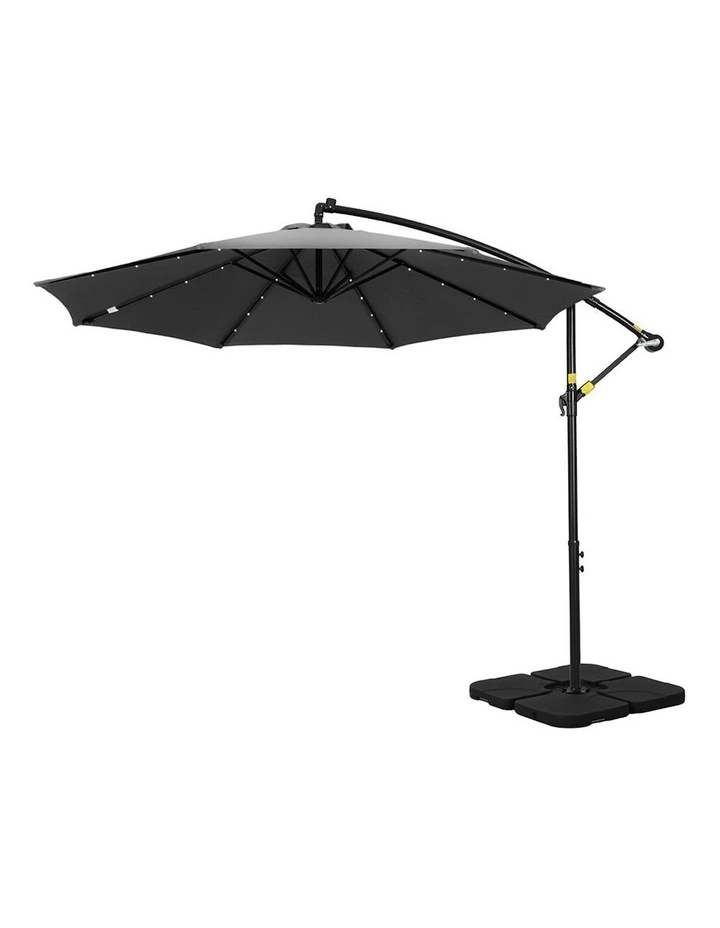 Outdoor Umbrella 3m in Charcoal image 1