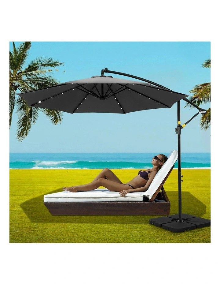 Outdoor Umbrella 3m in Charcoal image 2