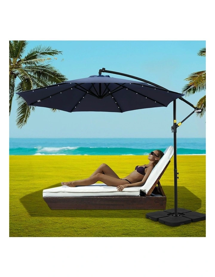 Outdoor Umbrella 3m in Navy image 2