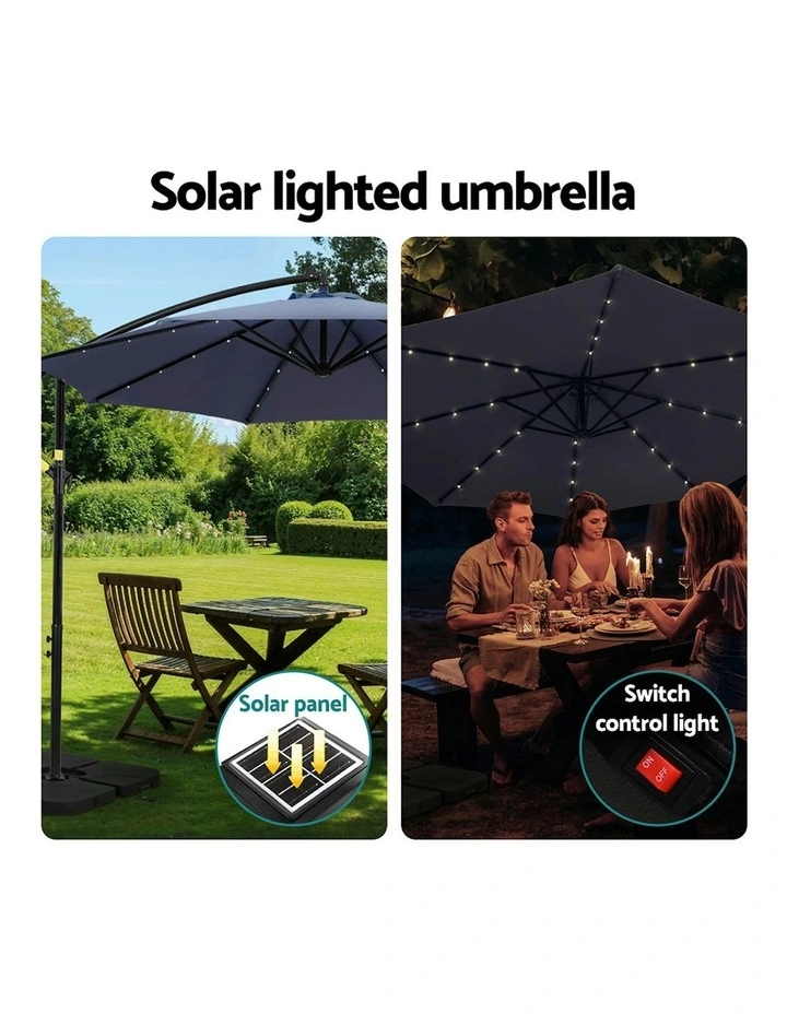 Outdoor Umbrella 3m in Navy image 5