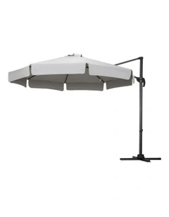 Outdoor Umbrella Roma 3m in Grey
