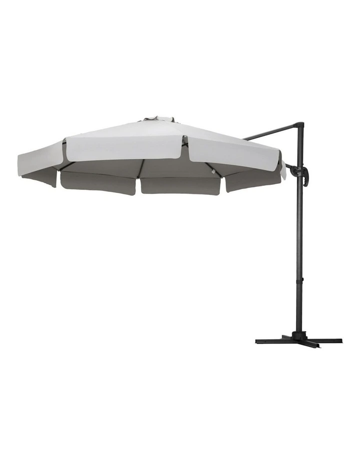 Outdoor Umbrella Roma 3m in Grey image 1