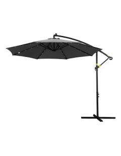 Outdoor Umbrella 3m in Charcoal