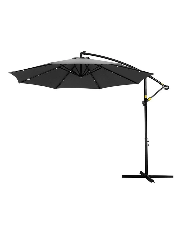 Outdoor Umbrella 3m in Charcoal image 1