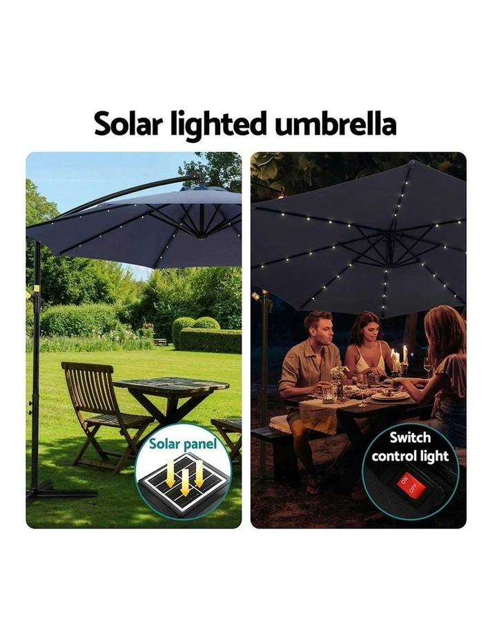 Outdoor Umbrella 3m in Navy image 5