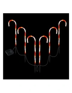 Christmas Lights Path 6 Pieces in White