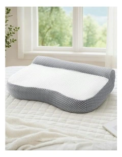 Contour Pillow Memory Foam in Grey