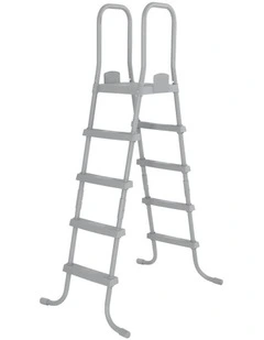 Pool Ladder Fits Above Ground Swimming Pools 132cm in Grey