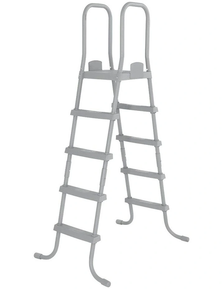 Pool Ladder Fits Above Ground Swimming Pools 132cm in Grey image 1