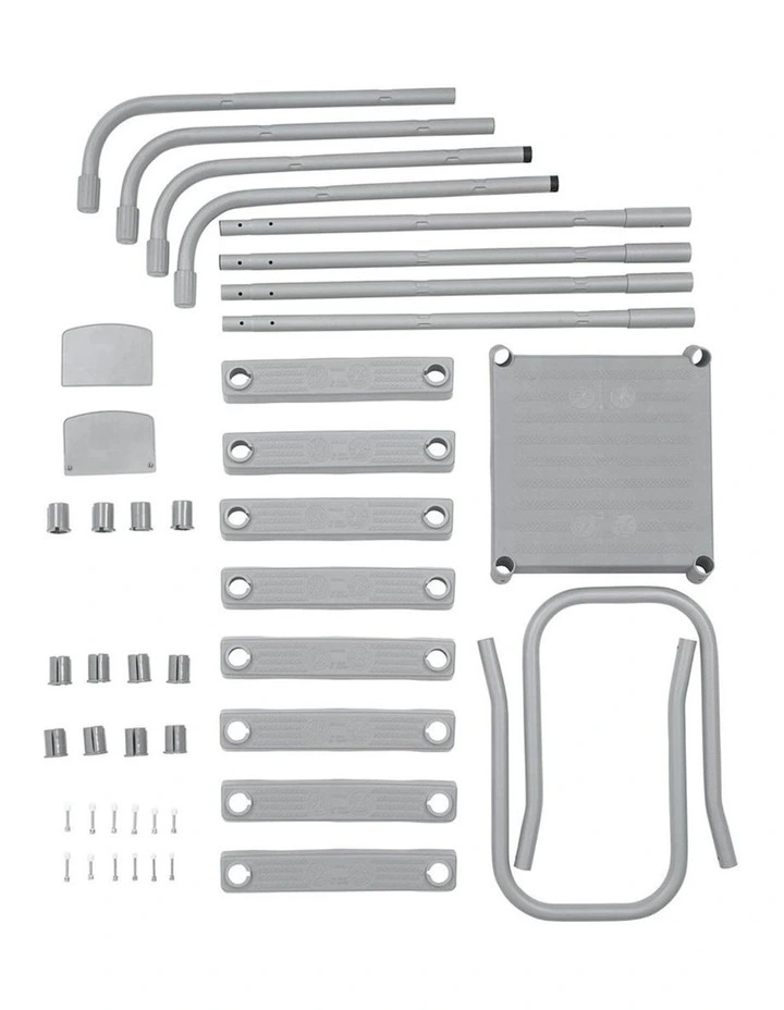 Pool Ladder Fits Above Ground Swimming Pools 132cm in Grey image 4