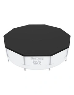Round Above PVC Pool Cover Fits 3.05m in Black