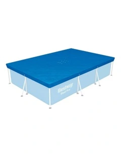Ground Swimming Pool PE Blanket Pool Cover 3x2.01m 58106 in Blue