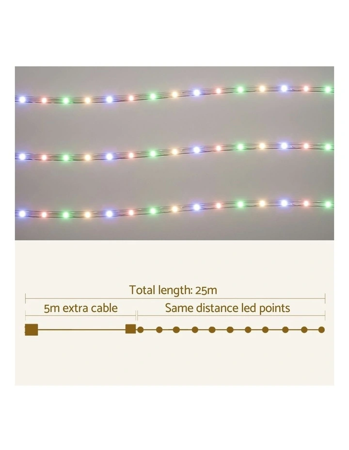 Jingle Jollys LED Christmas Light 20M image 3