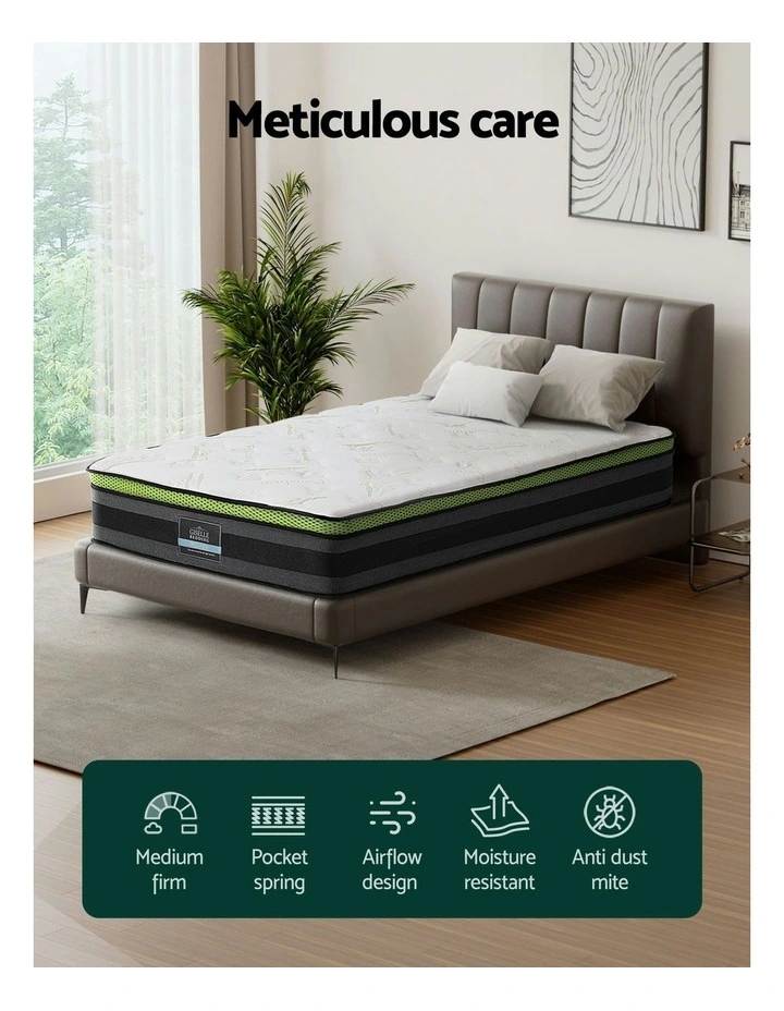 Cool Gel Foam Mattress Single 30cm in Grey image 5