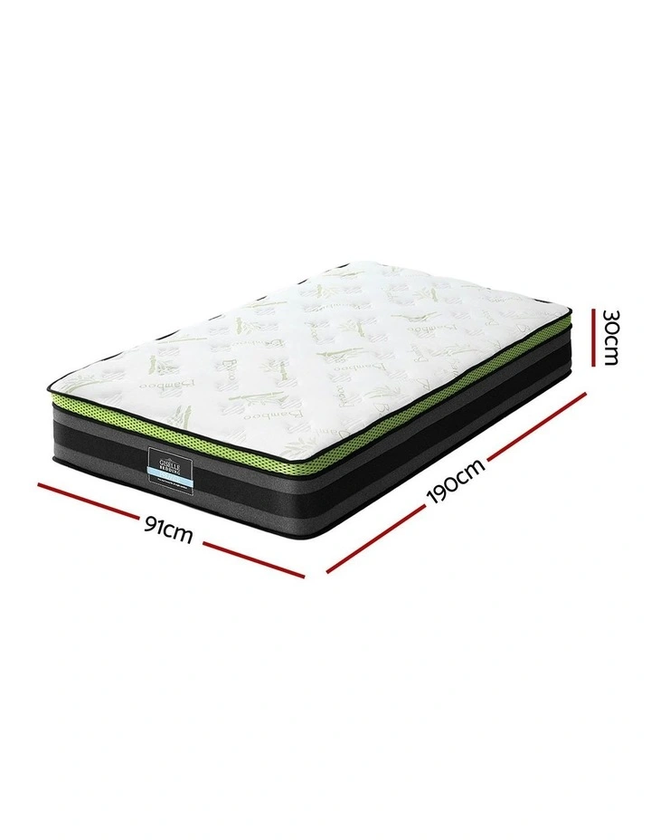 Cool Gel Foam Mattress Single 30cm in Grey image 7