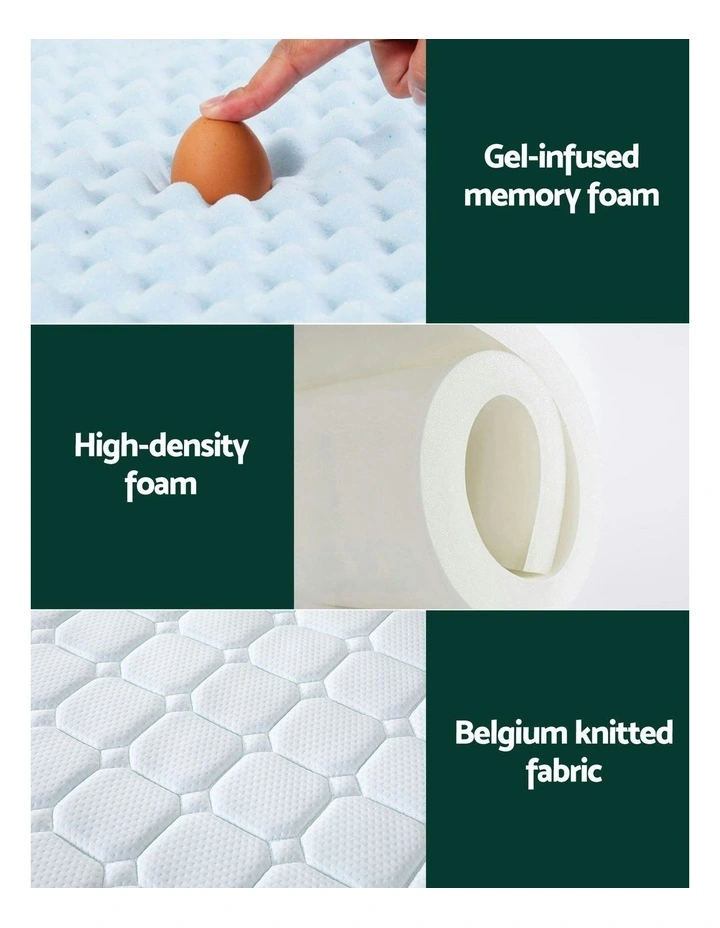 Cool Gel Foam Single Mattress 25cm in White image 3
