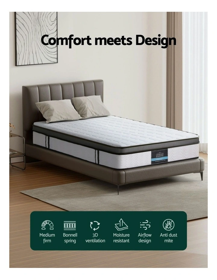 Cool Gel Foam Single Mattress 25cm in White image 5
