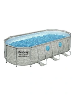 Bestway Swimming Pool 549x274x122cm Steel Frame Above Ground Pools Filter Pump Ladder 13430L in Assorted