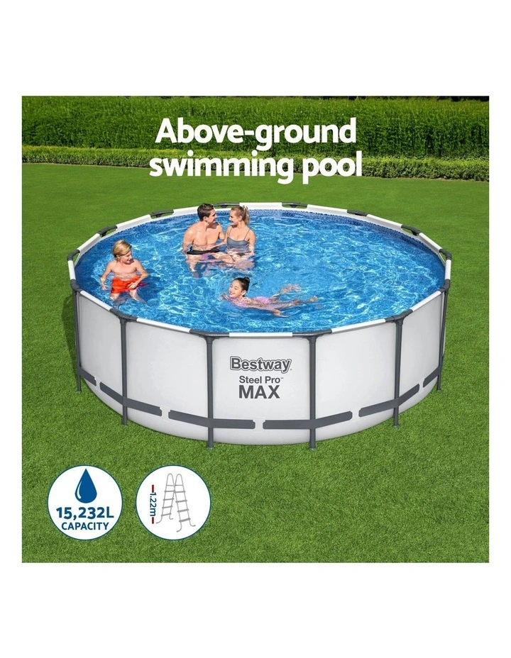 Swimming Pool 427x427x122cm in Multi image 5